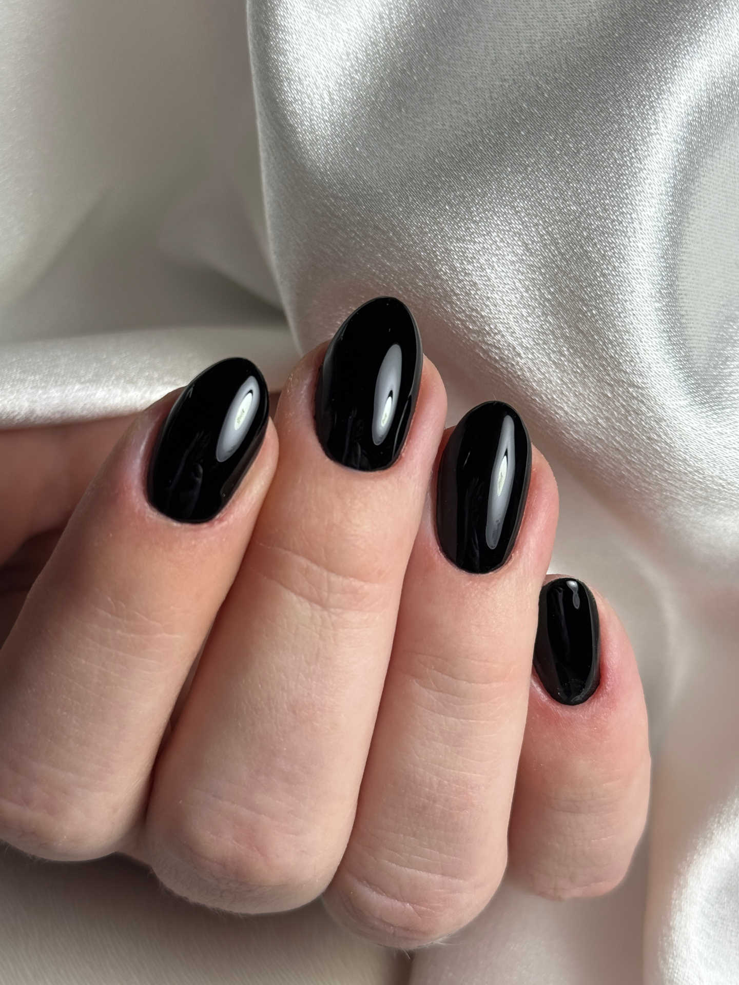 Glänzendes Schwarz